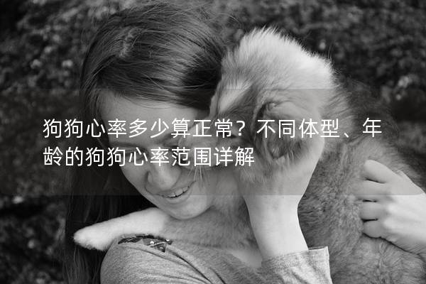 狗狗心率多少算正常?不同体型、年龄的狗狗心率范围详解 狗狗心率多少算正常?不同体型、年龄的狗狗心率范围详解