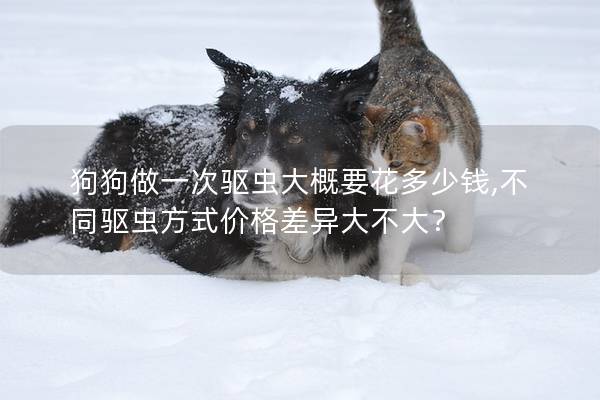 狗狗做一次驱虫大概要花多少钱,不同驱虫方式价格差异大不大？