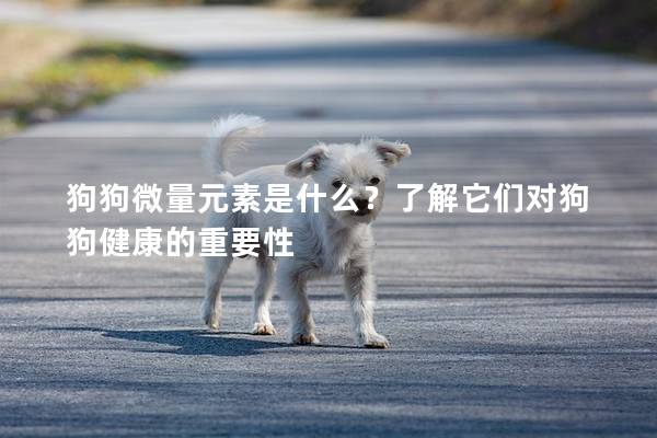 狗狗微量元素是什么？了解它们对狗狗健康的重要性
