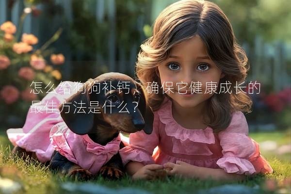 怎么给狗狗补钙，确保它健康成长的最佳方法是什么？