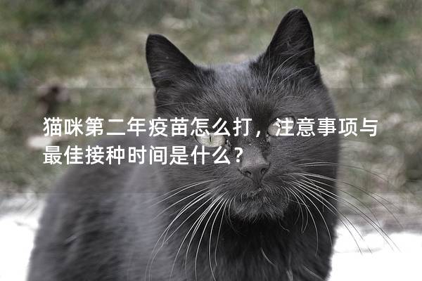 猫咪第二年疫苗怎么打,注意事项与最佳接种时间是什么? 猫咪第二年疫苗怎么打,注意事项与最佳接种时间是什么?