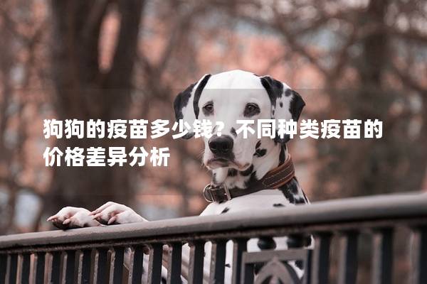 狗狗的疫苗多少钱?不同种类疫苗的价格差异分析 狗狗的疫苗多少钱?不同种类疫苗的价格差异分析