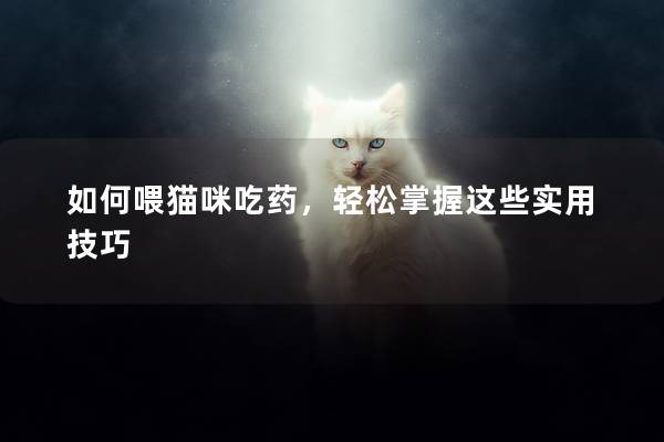 如何喂猫咪吃药，轻松掌握这些实用技巧
