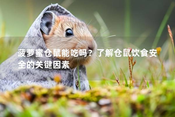 菠萝蜜仓鼠能吃吗？了解仓鼠饮食安全的关键因素