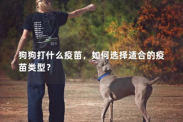 狗狗打什么疫苗,如何选择适合的疫苗类型? 狗狗打什么疫苗,如何选择适合的疫苗类型?