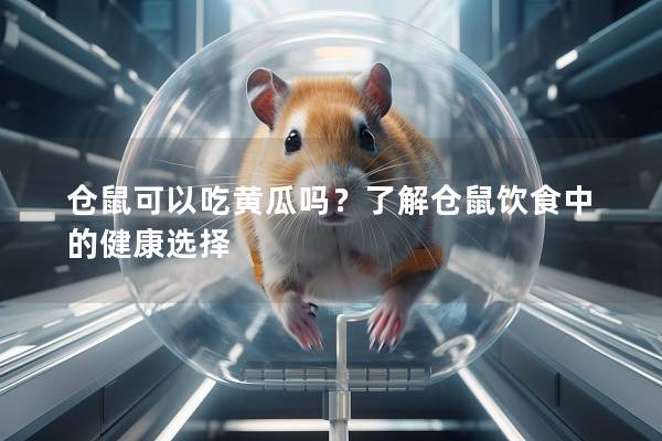 仓鼠可以吃黄瓜吗?了解仓鼠饮食中的健康选择 仓鼠可以吃黄瓜吗?了解仓鼠饮食中的健康选择