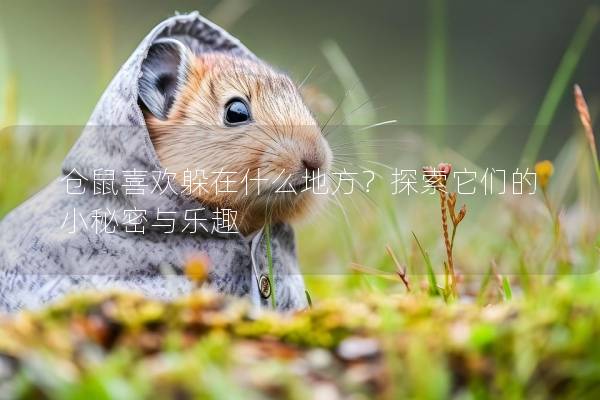 仓鼠喜欢躲在什么地方？探索它们的小秘密与乐趣