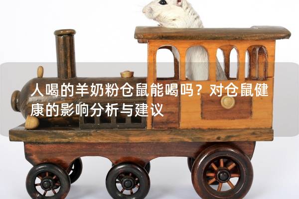 人喝的羊奶粉仓鼠能喝吗？对仓鼠健康的影响分析与建议